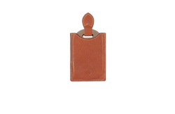 Mulberry Mirror Bag Charm, Leather, Brown, 3*
